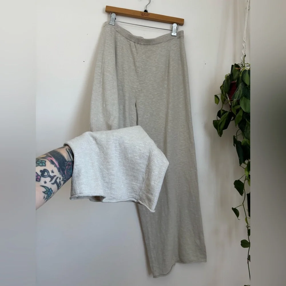 Free People Free Est Demi Cotton-Linen Pants - Picture 3 of 8